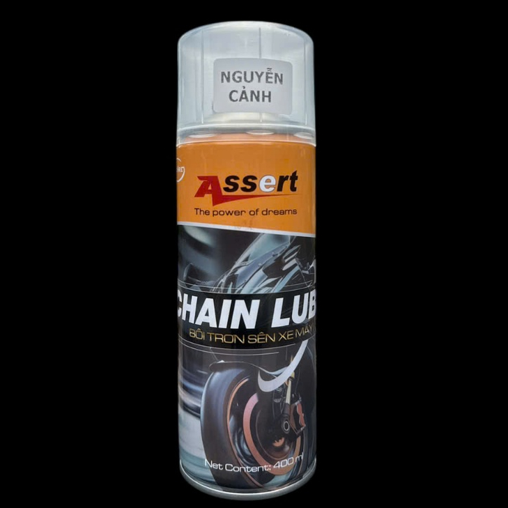 Sale Chai Xịt Dưỡng Sên Mở Bò Xanh Assert 400ML Bôi Trơn Chống Văn Chain Lub