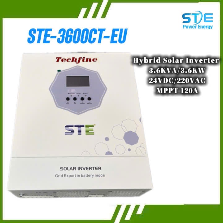 INVERTER HYBRID NĂNG LƯỢNG MẶT TRỜI 3.6KW – STE-36CT-EU ( CT )