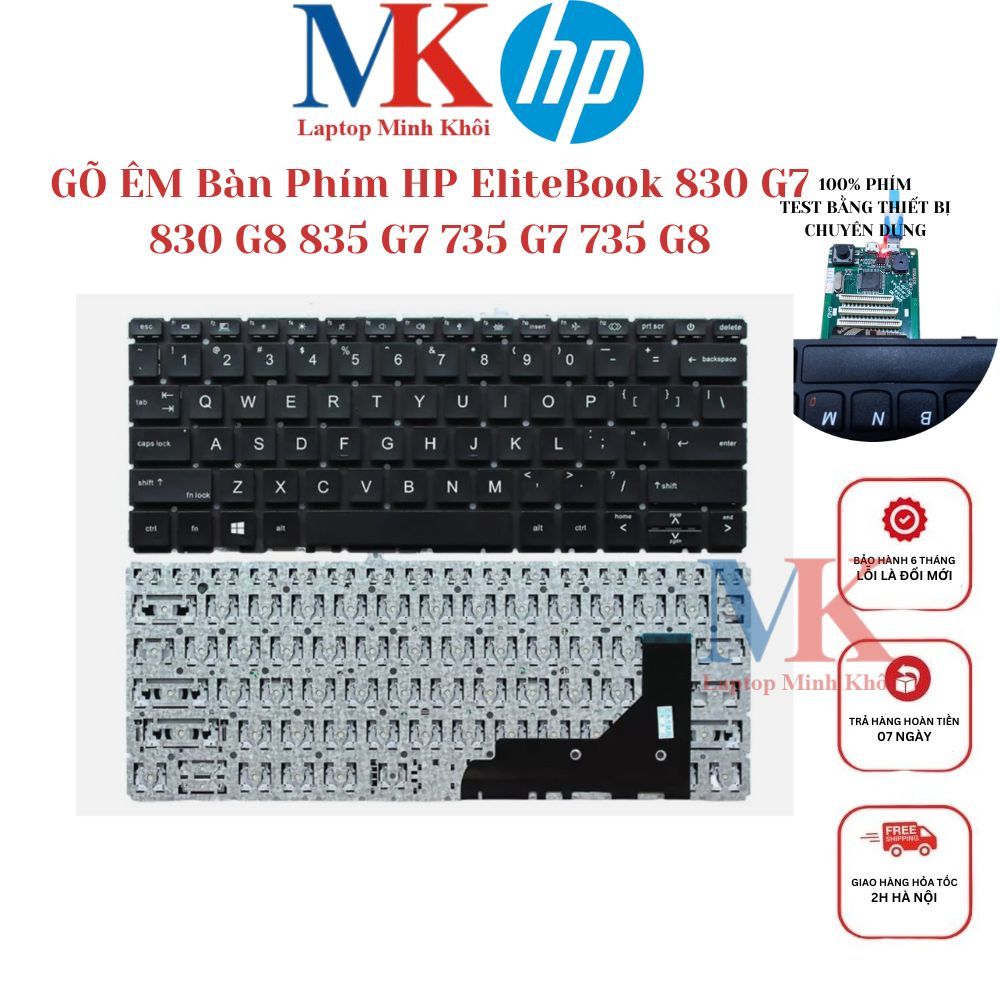 Bàn Phím HP EliteBook 830 G7 830 G8 835 G7 735 G7 735 G8 ZIN(GÕ ÊM) LAPTOPMINHKHOI