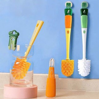 Cọ rửa ly cốc bình nước cán dài tiện lợi 2 đầu đa năng làm sạch mọi ngóc ngách không trầy xước