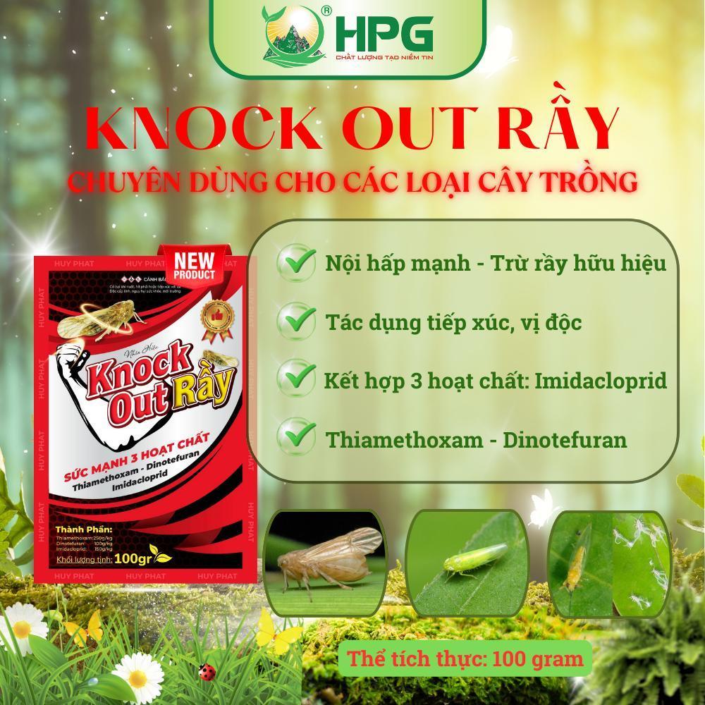 Phân bón lá KNOCK OUT RẦY - NHANH MẠNH - HIỆU QUẢ LÂU DÀI