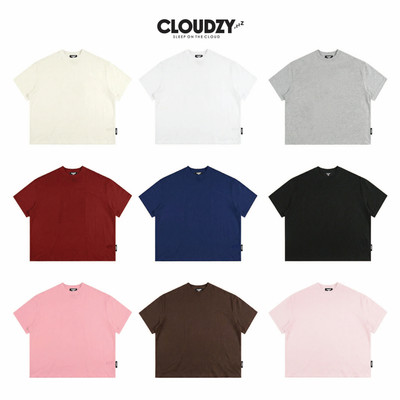 Áo thun Boxy nam nữ tay lỡ BOXY TRƠN unisex streetwear áo phông form boxy Cloudzy local brand cổ tròn 100% cotton 250gsm