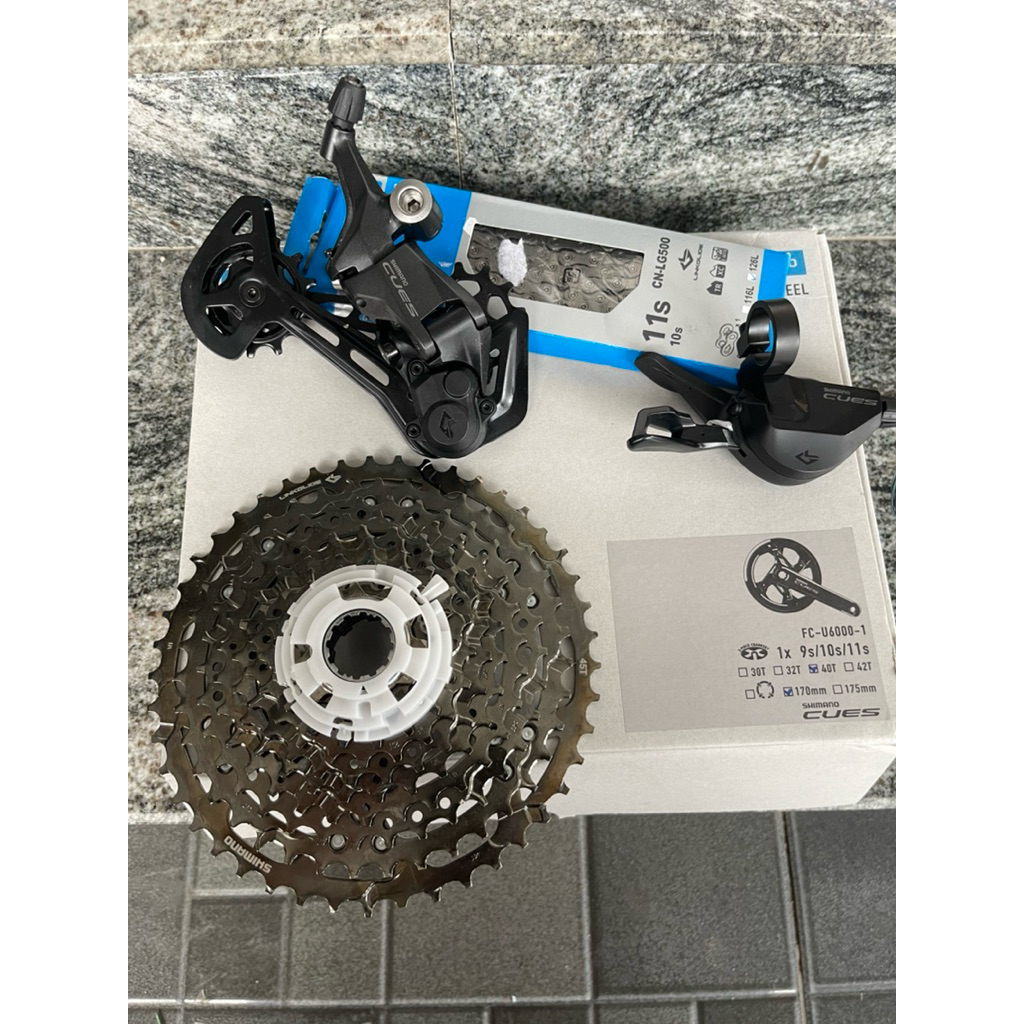 [GRAVEL VN] Bộ Group Xe Đạp 1x11 Shimano Cues U6000 dùng cho gravel hoặc touring tay ngang