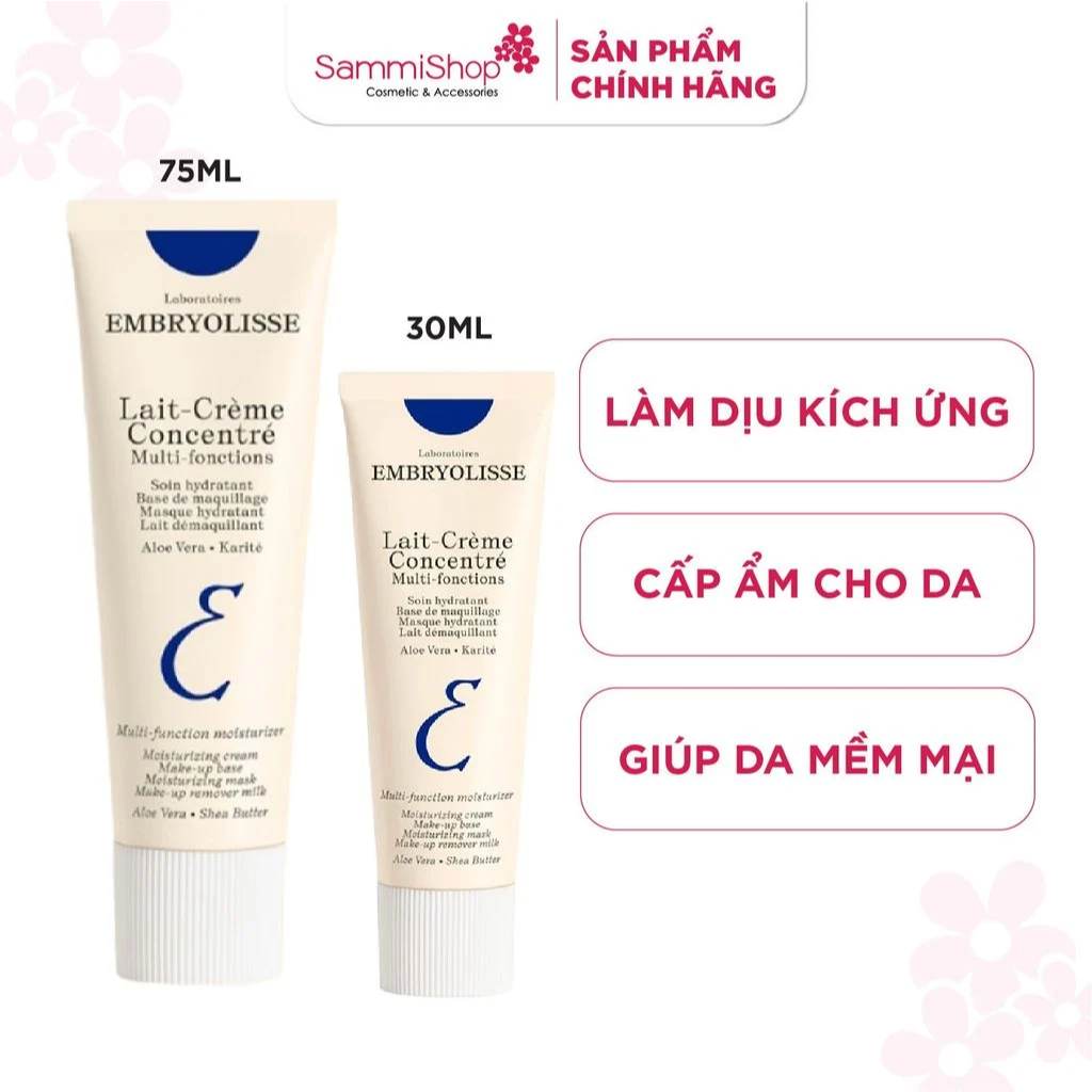 Kem Dưỡng Ẩm Phục Hồi Da Căng Mịn Embryolisse Lait Crème Retinol Like 75ml (love)