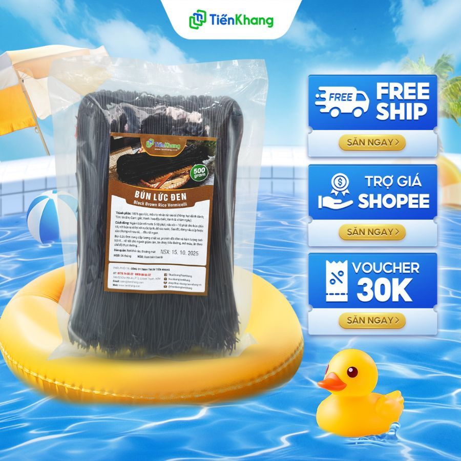Bún gạo lứt đen ăn kiêng - Bịch (500gram)