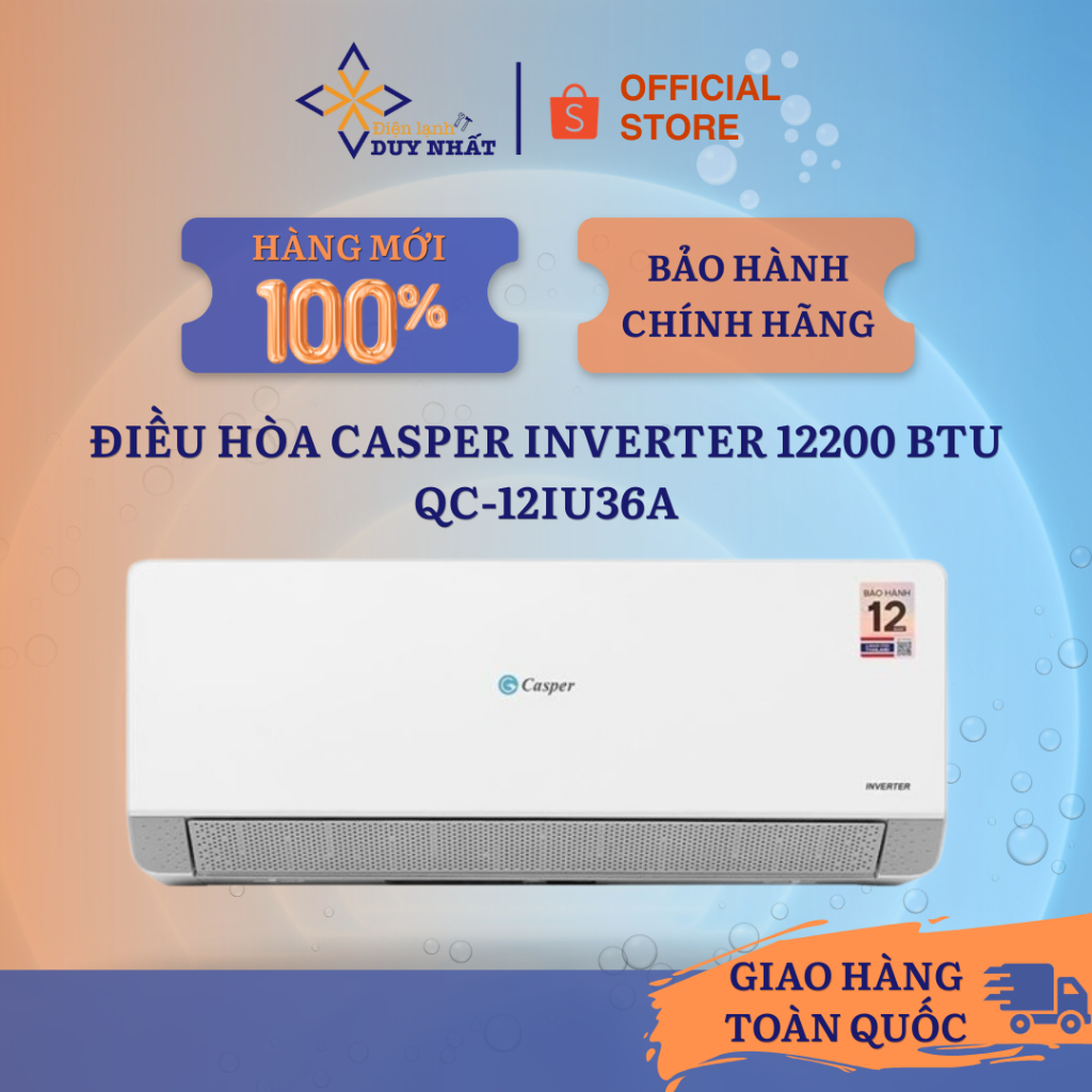 Điều hòa Casper Inverter 12200 BTU QC-12IU36A