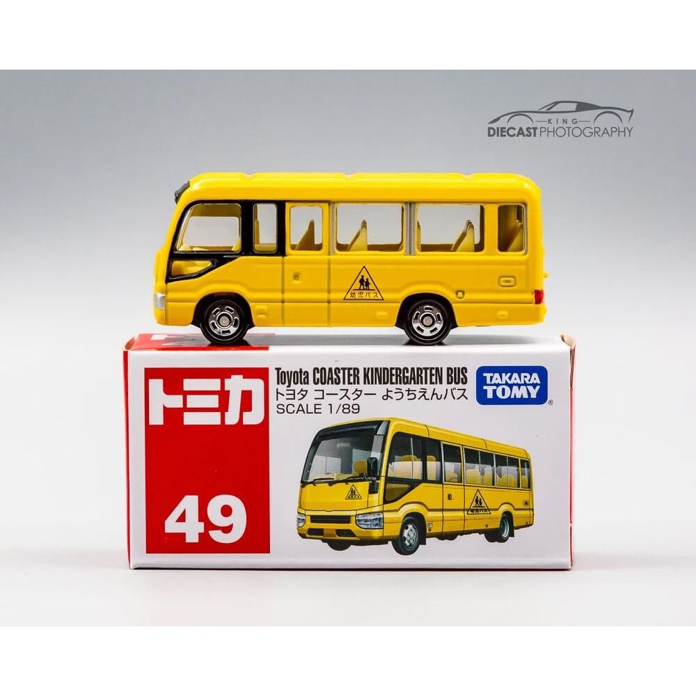 Xe mô hình Tomica Toyota Coaster Kindergarten Bus No.49