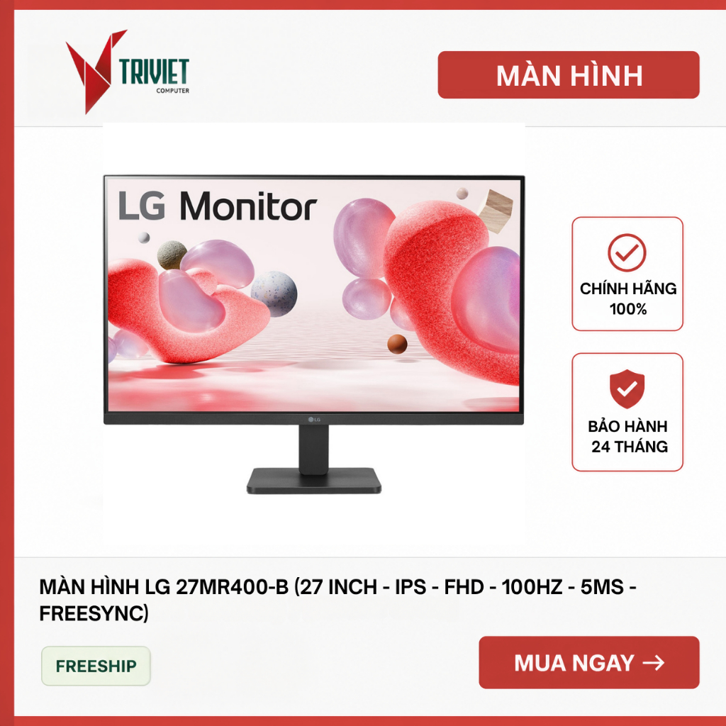 Màn Hình LG 27MR400-B (27 inch - IPS - FHD - 100Hz - 5ms - FreeSync)