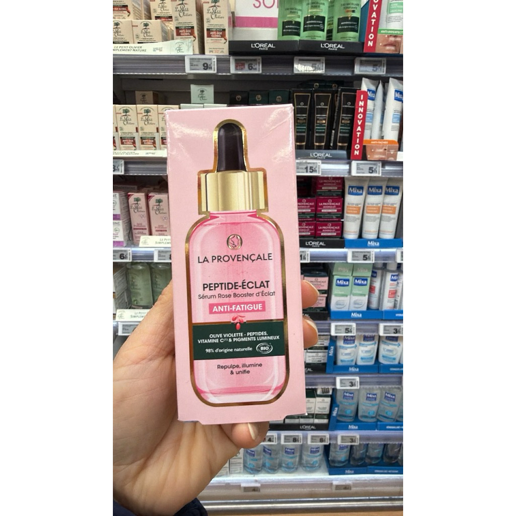 [MẪU MỚI] Serum hồng chống lão hoá sáng da La provencale hữu cơ Pháp 30ml