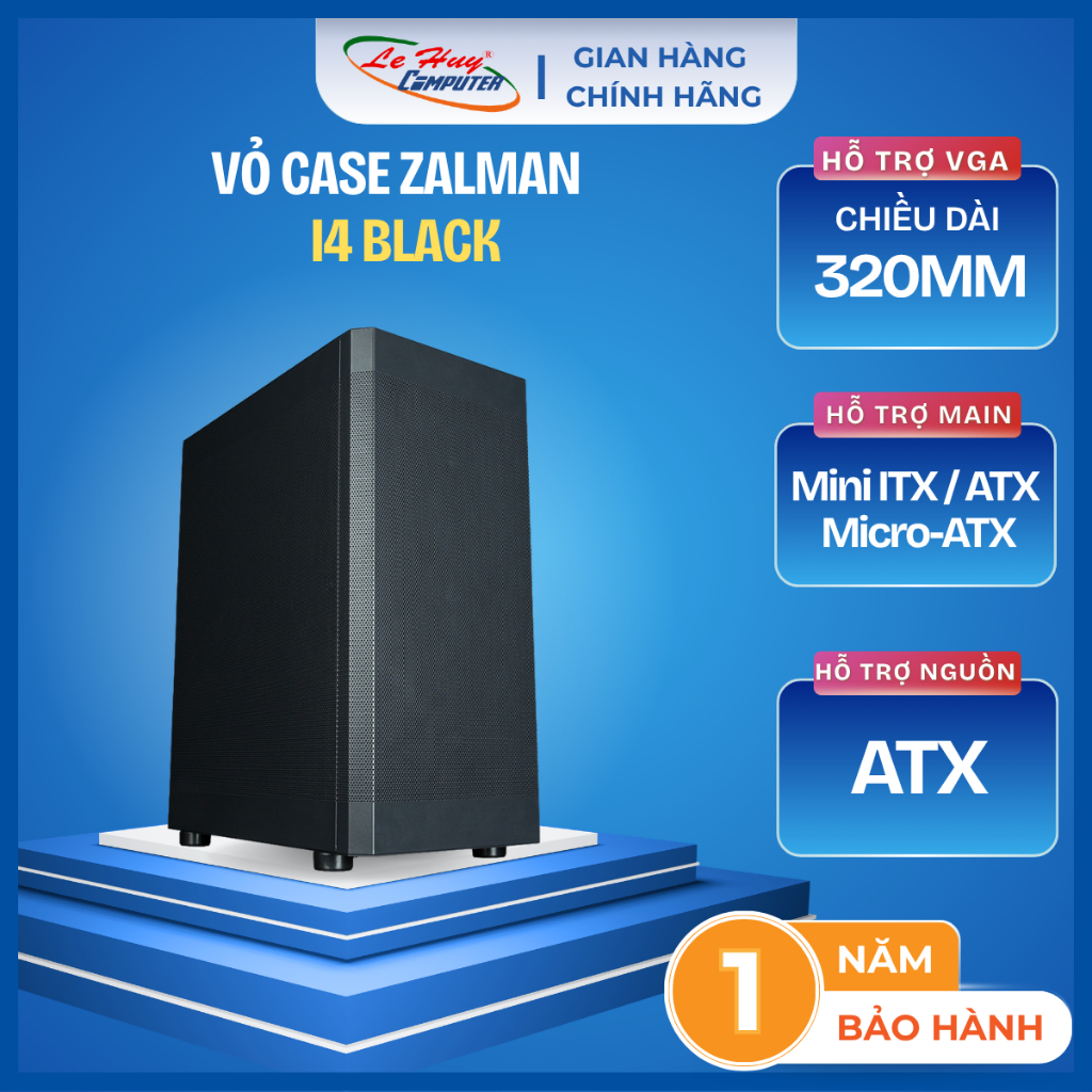 Case ZALMAN i4 Black - Hàng Chính Hãng