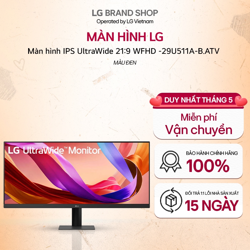 [Chỉ giao Miền Nam/Bắc] 29U511A-B.ATV -Màn hình gaming IPS UltraWide 21:9 WFHD (2560x1080) 29inch