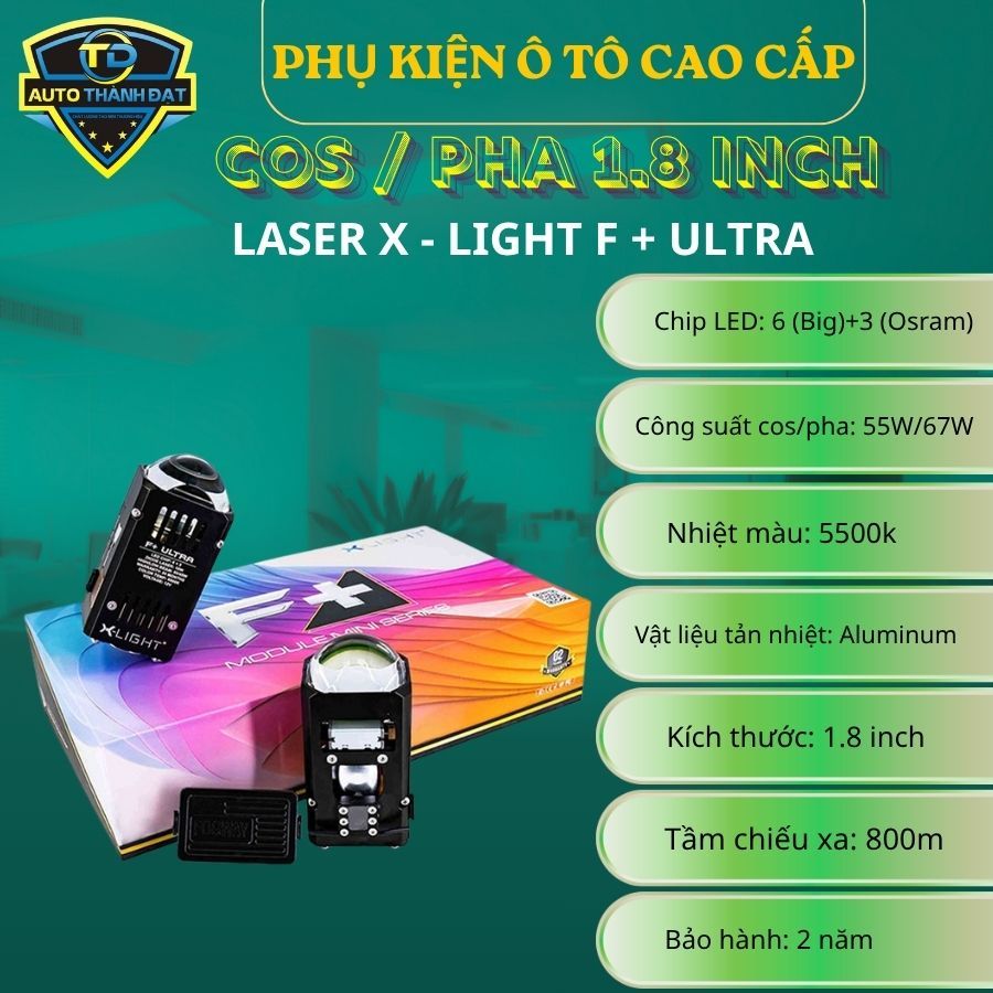 ĐÈN BI GẦM LASER X - LIGHT F + ULTRA  CHÍNH HÃNG - BẢO HÀNH 2 NĂM