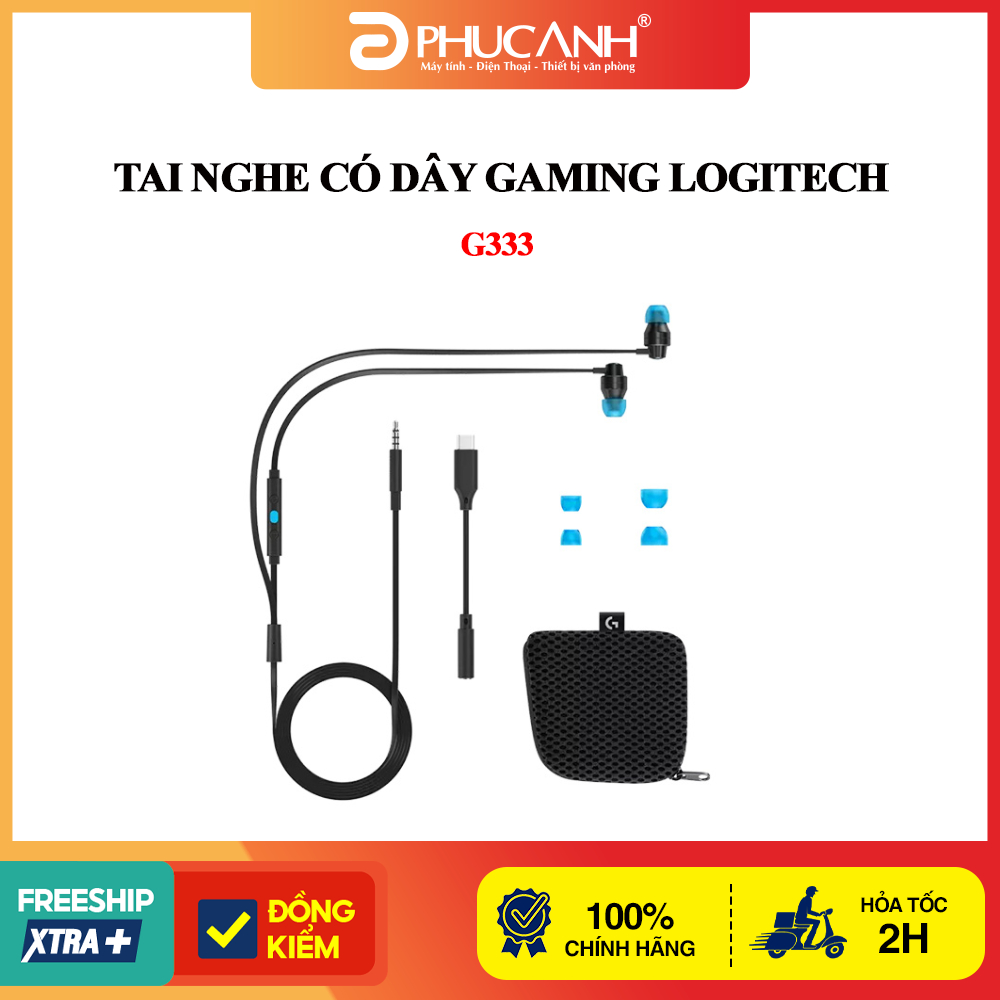 Tai nghe có dây Gaming Logitech G333 Black