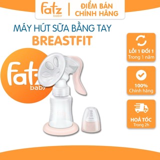 Máy hút sữa bằng tay Fatz Baby Breastfit mặt phễu Silicon siêu mềm FB1001YH