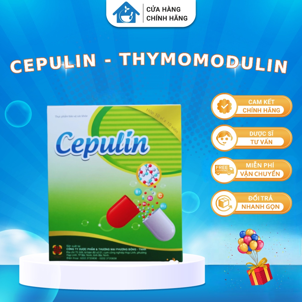 [CHÍNH HÃNG] Cepulin - Thymomodulin - Hỗ trợ tăng cường sức đề kháng