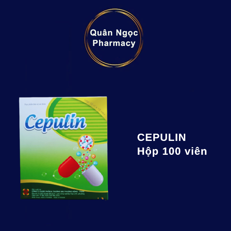 [CHÍNH HÃNG] Cepulin - Thymomodulin (Hộp 10 vỉ x 10 viên) Hỗ trợ tăng cường sức đề kháng