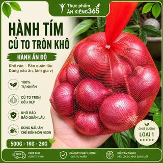 Hành Ấn Độ Khô Giòn Thơm –Tiện Lợi – Nấu Ăn, Trang Trí Món – Gói 500g 1kg 2kg 3kg 5kg