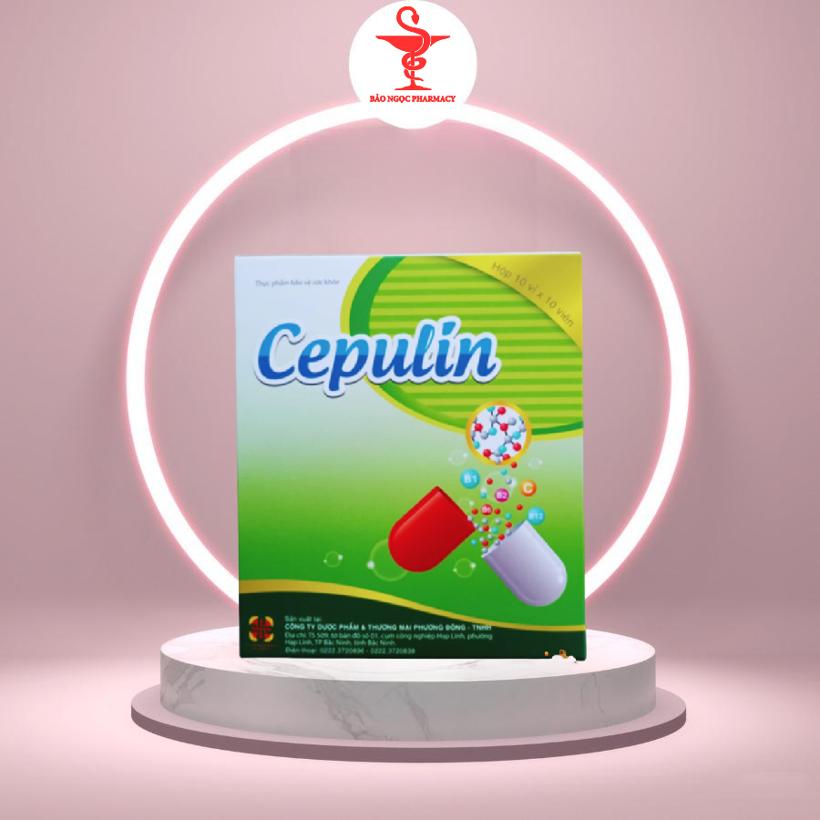 [CHÍNH HÃNG] Cepulin - Thymomodulin (Hộp 10 vỉ x 10 viên) Hỗ trợ tăng cường sức đề kháng