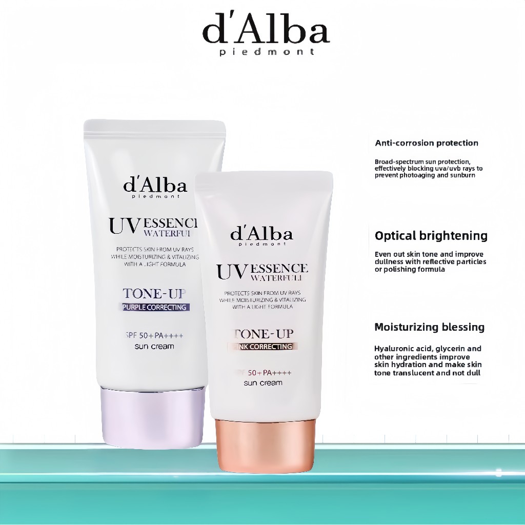 [d'Alba Nhập khẩu từ Hàn Quốc] Kem chống nắng dưỡng ẩm d'Alba Waterfull Essence – SPF50+ PA++++ mỏng