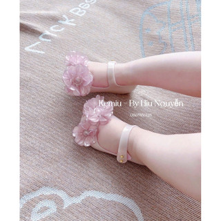 (Order) Giày búp bê midi melisa bông hoa dép thơm, nhẹ, êm phong cách công chúa nhẹ nhàng dành cho bé gái