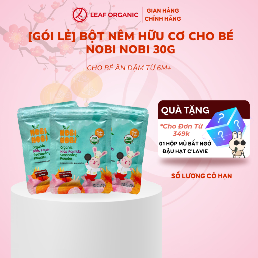 Bột nêm hữu cơ cho bé Nobi Nobi (Từ 12 tháng tuổi)