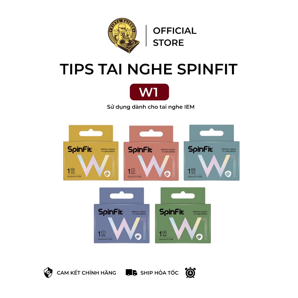 Tips tai nghe SpinFit W1 silicon eartips | BigBuy360 - bigbuy360.vn
