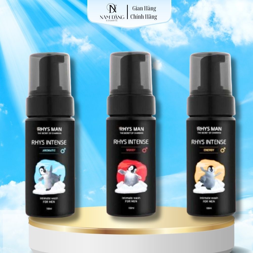 Bọt vệ sinh nam giới RHYS MAN Rhys Intense 100ml