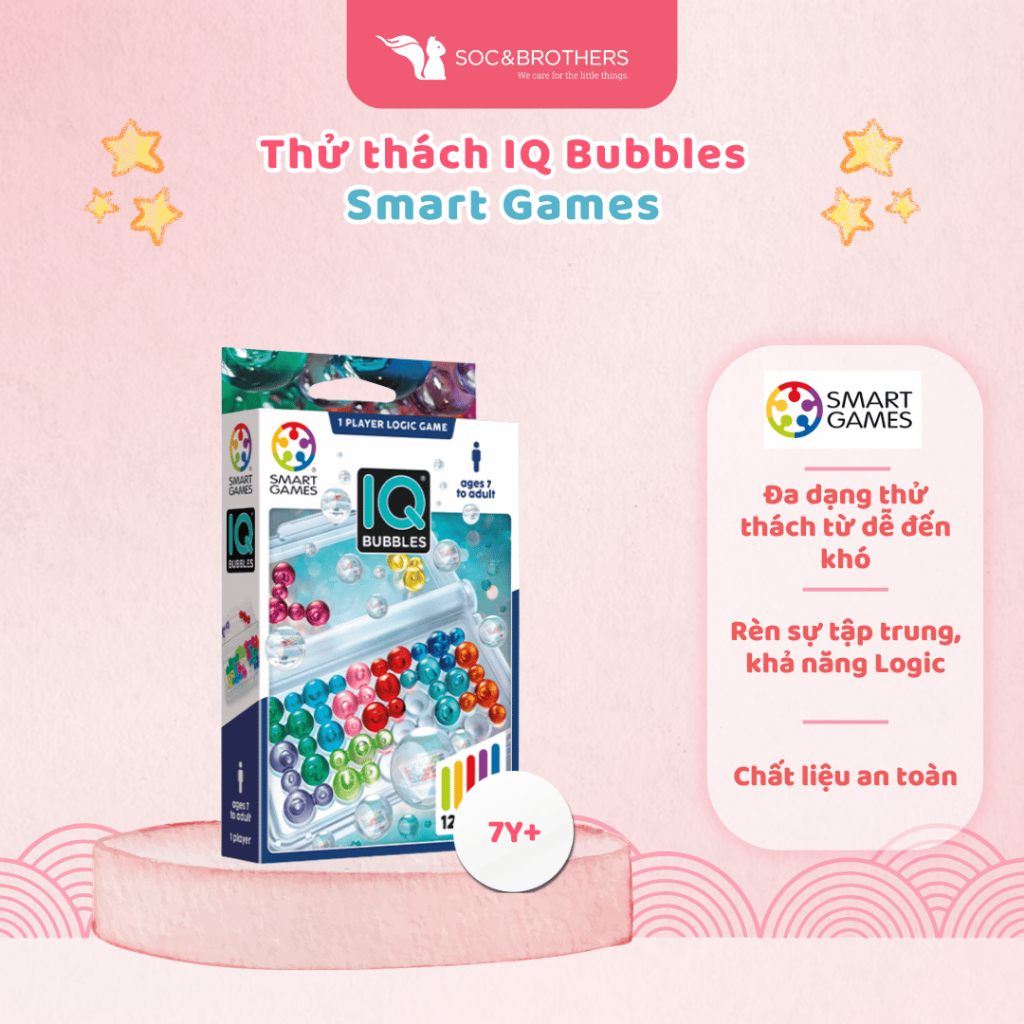 Đồ chơi trí tuệ Smartgames Thử thách IQ Bubbles - socandbrothers