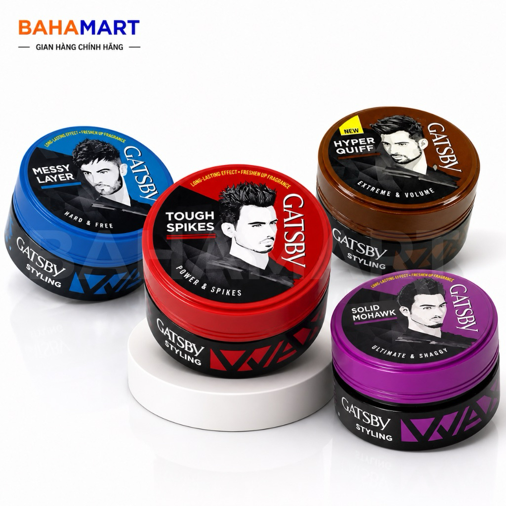 Wax Tóc Gatsby Styling 75g Nhiều Loại Giữ Nếp Tóc Nam Dễ Tạo Kiểu