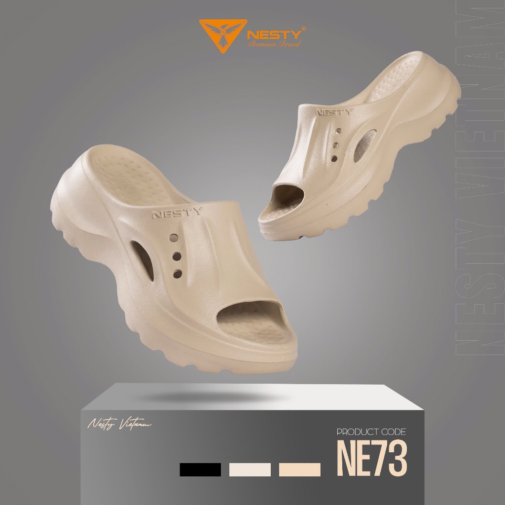 DÉP SỤC HỞ MŨI NESTY ĐẾ ĐỘN 7CM, CHẤT LIỆU EVA NHẸ, ÊM, KHÔNG THẤM NƯỚC NE73