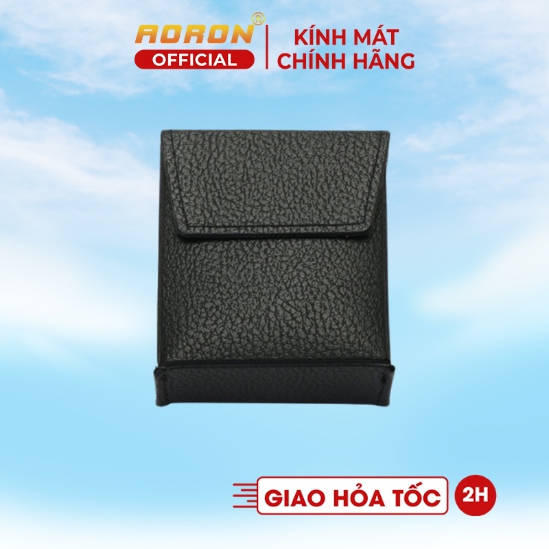 Bao Da Đựng Kính Mát Gấp Gọn Tiện Lợi, Hộp Gấp Handmade Bảo Vệ Kính AORON