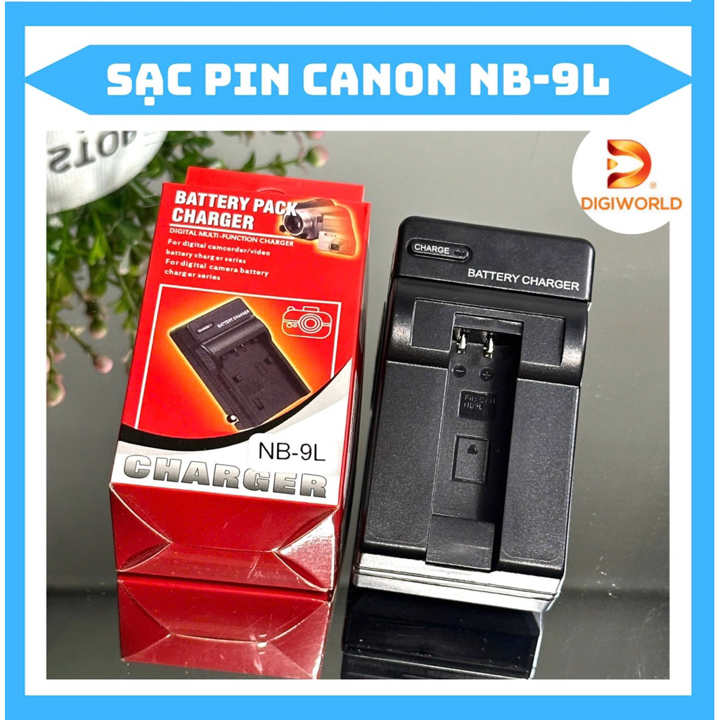 Sạc pin Canon NB-9L dùng cho PowerShot N, ELPH 530 HS, ELPH 520 HS, ELPH 510 HS, SD4500 IS.