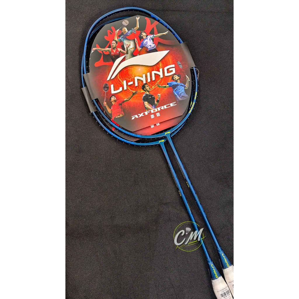 [HÀNG CHÍNH HÃNG] Vợt Cầu Lông LiNing Axforce 10 Xanh Đen/Trắng [4U]