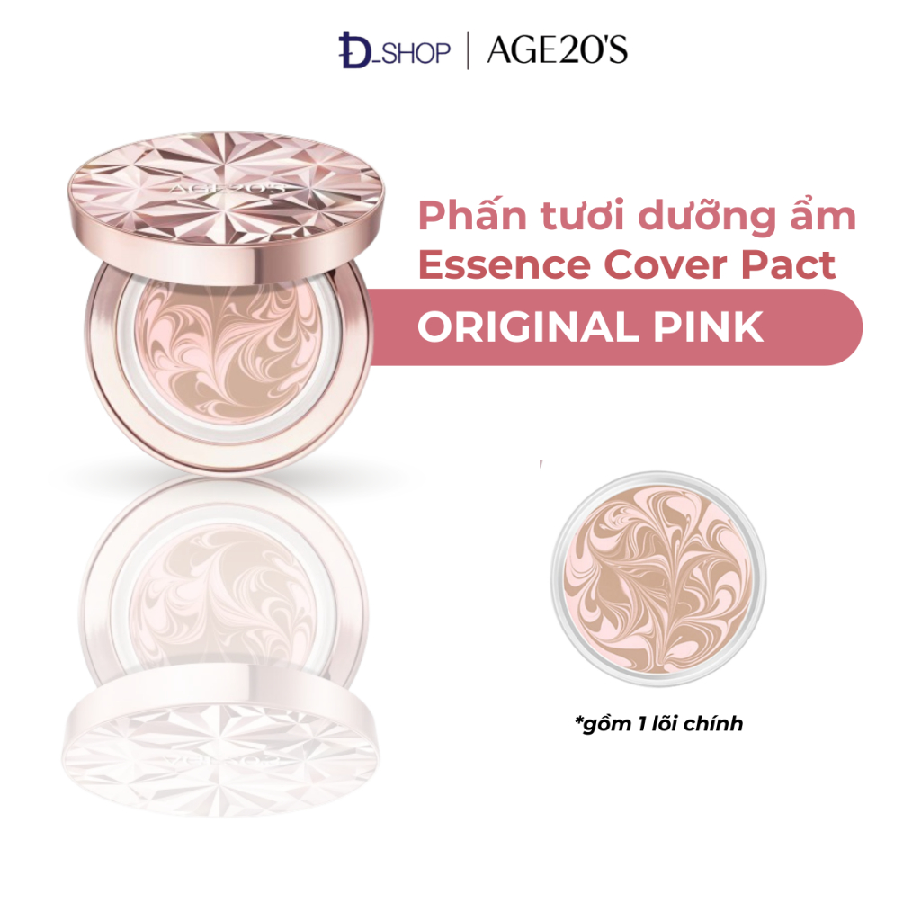 [AGE20’s] Phấn Tươi AGE20’s Essence Cover Pact Original Pink – Phiên bản Kim Cương HỒNG