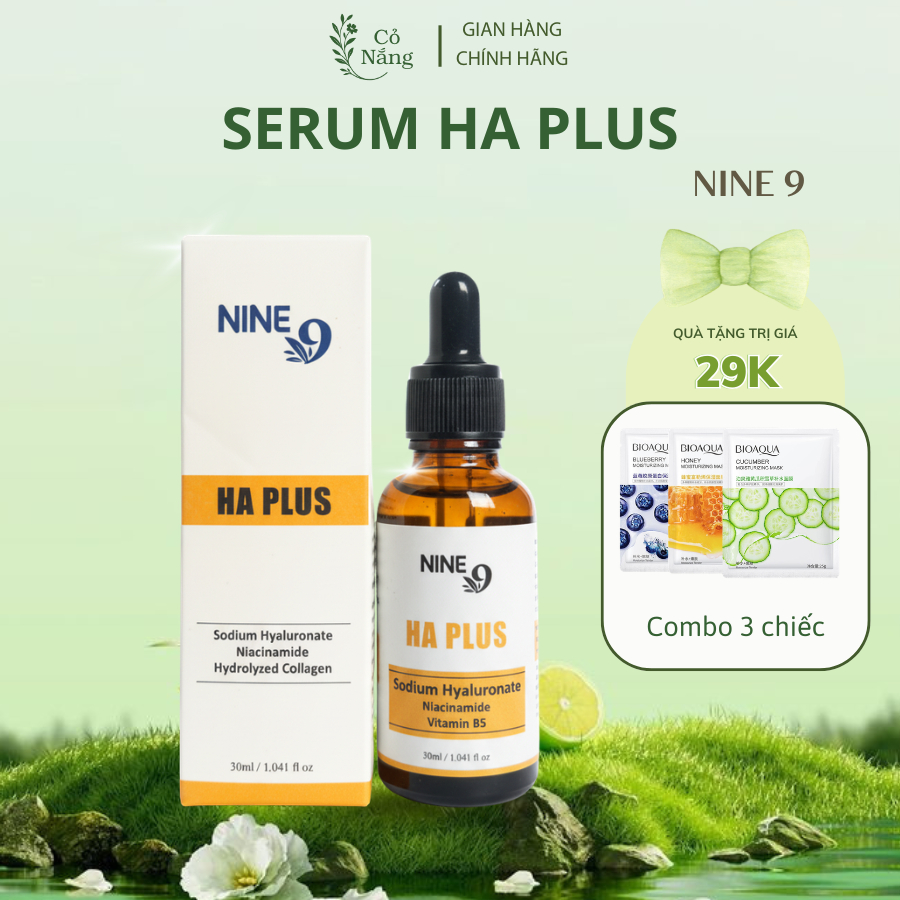 SERUM HA NINE9 DƯỠNG ẨM – PHỤC HỒI – SÁNG DA CHUYÊN SÂU