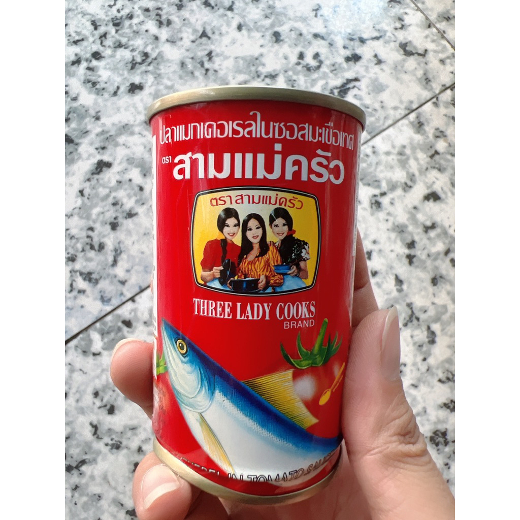 cá hộp xốt cà 3 cô gái hộp 155g