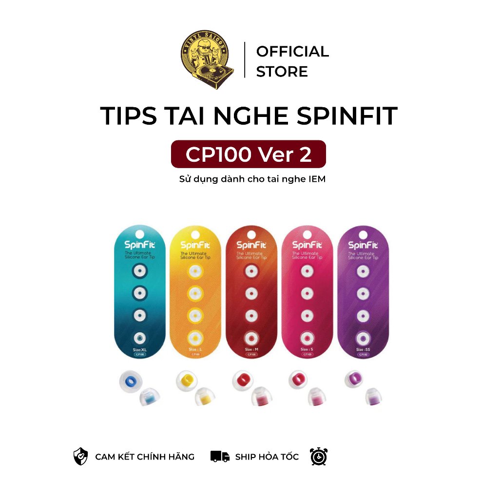 Tips tai nghe SpinFit CP100 version 2 | BigBuy360 - bigbuy360.vn