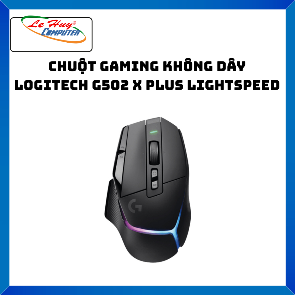 Chuột Gaming Không Dây Logitech G502 X Plus Lightspeed - Hàng Chính Hãng