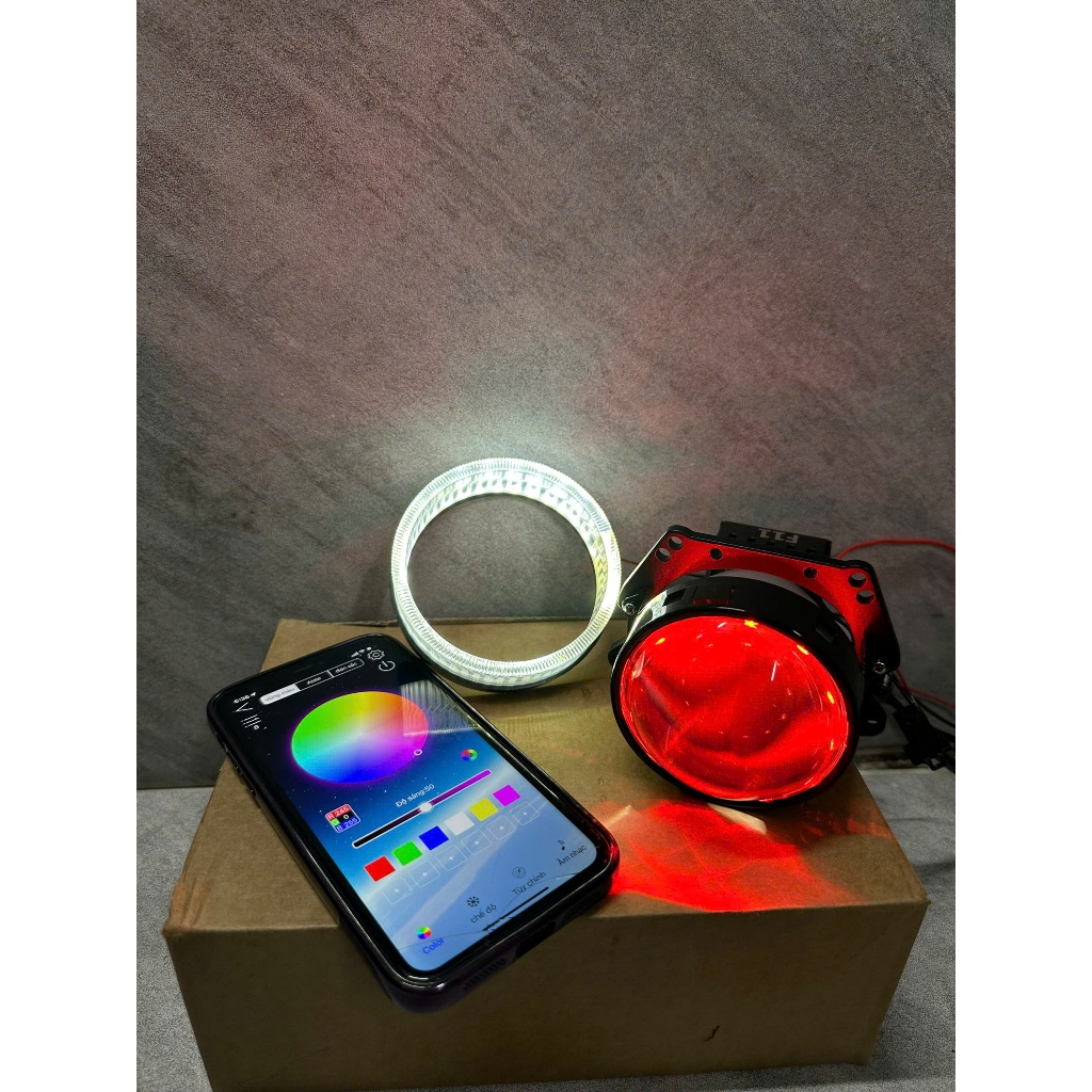 Bi CẦU M10 Black SMART + MẮT APP + VÒNG 3D  3.0 70W : Hàng  MA RACING  BẢO HÀNH 24 THÁNG