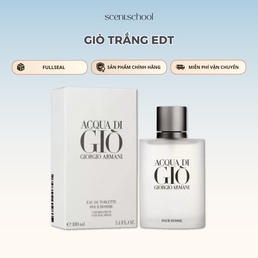 Nước Hoa Fullseal Giò Trắng EDT | Nước Hoa Nam | Scent.school Perfume