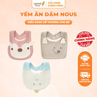 Yếm Tròn Hoạ Tiết Nous Cho Bé, Chất Liệu Mềm Mại, An Toàn Cho Bé Sử Dụng