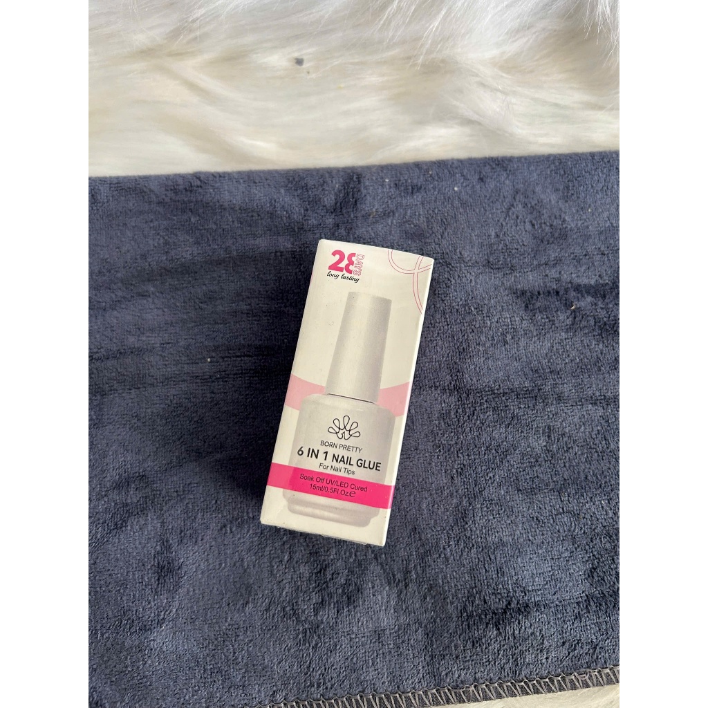 6 in 1 Nail glue born pretty dạng hộp