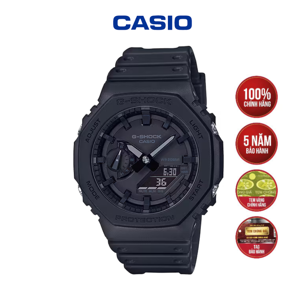 Đồng Hồ Casio G-Shock GA-2100-1A1DR Cấu Trúc Lõi Carbon - Hàng Chính Hãng