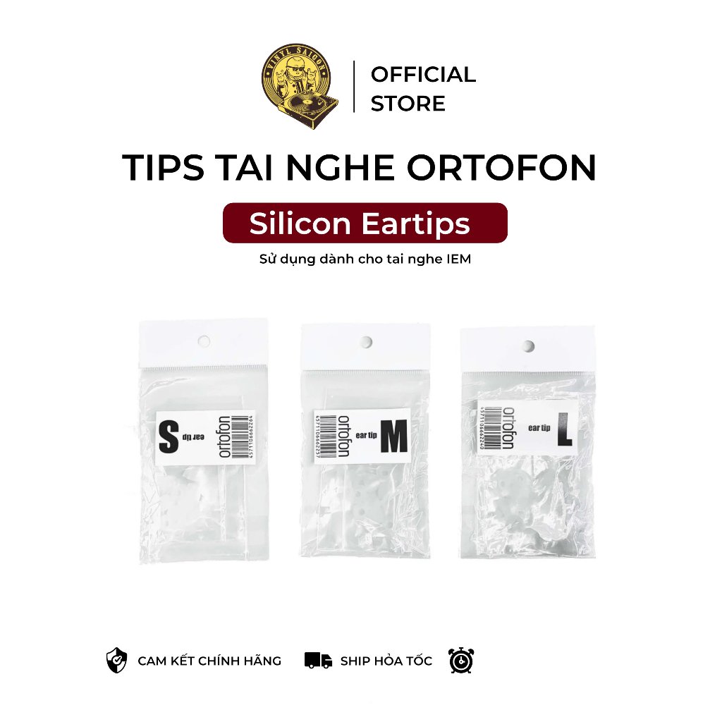 Tips tai nghe Ortofon Silicon Eartips