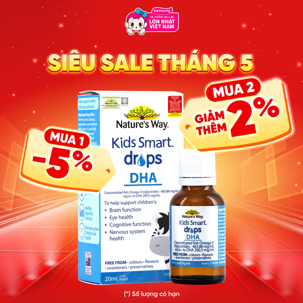 Nature's Way Kids Smart DROPS - DHA - concung