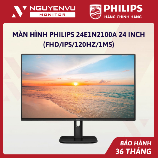 [Full Vat] Màn Hình Philips 24E1N2100A 24 inch | 27E1N2100A 27 inch (FHD/IPS/120Hz/1ms) - Bảo Hành 3