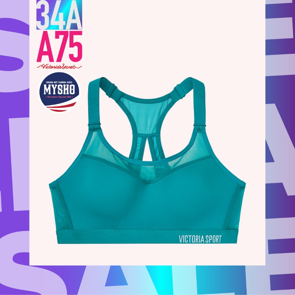 [34A/A75 - 105] Áo tập/ Áo lót thể thao Lightweight Max Sport, Mút đệm - Neptune Sea