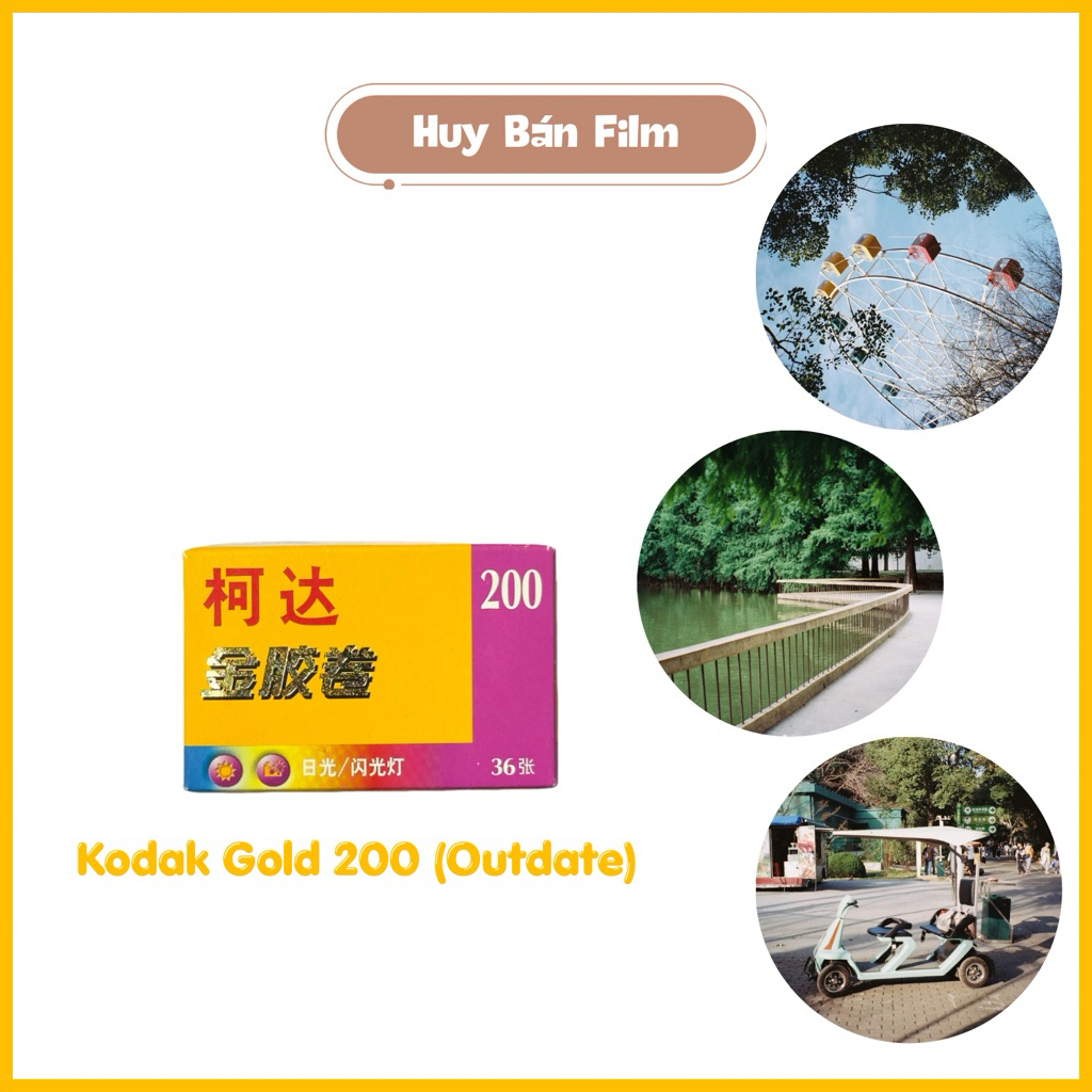 [Huy Bán Film] Phim Kodak Gold 200 (Outdate)