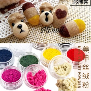 Bột nhung lông tơ mịn trang trí móng
