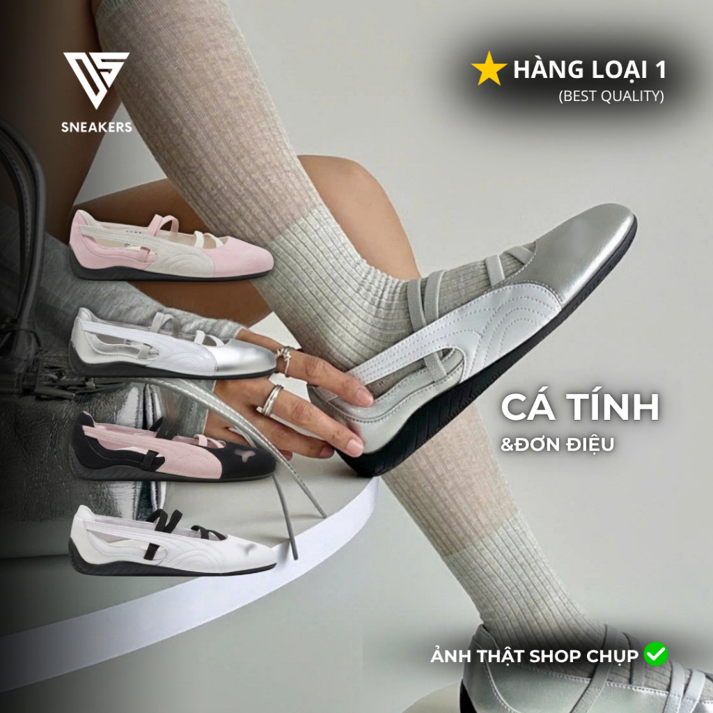 [Dssneakers] Giày sneaker, thể thao Báo Thủ Ballet, giày búp bê nữ (Ảnh thật)